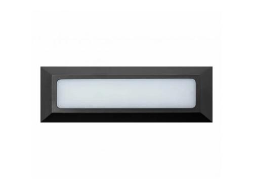 Aplique LED de Muro 1,8w 3000k Retangular Antracite