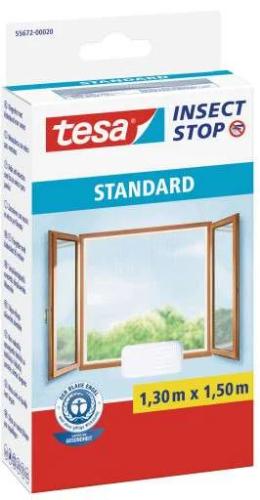 Tesa Fliegengitter Standard Klettband 1,3x1,5m Weiß