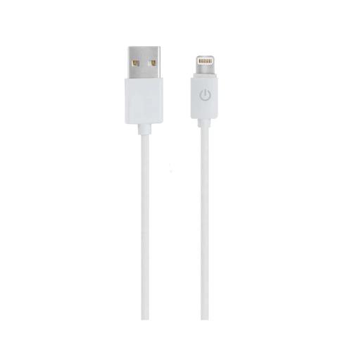 REALPOWER 255649 CABO LIGHTNING 1 M BRANCO