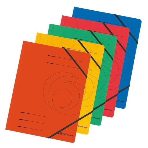 Herlitz Eckspanner A4 Quality Farb.Sort. 5er Packung