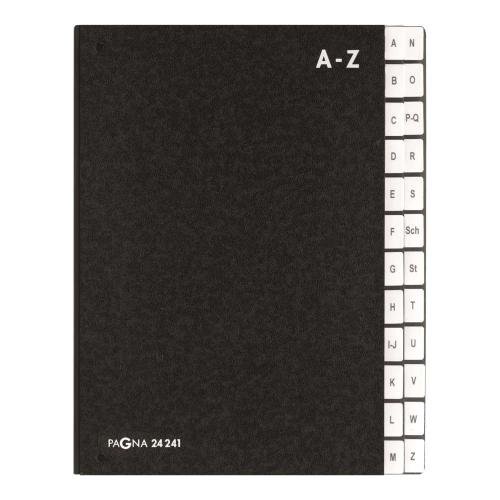 PAGNA 24241-04 CAPA COM DIVISÓRIAS PRETO A4