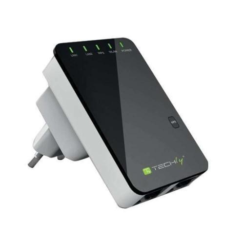 TECHLY I-WL-REPEATER2 ROUTER SEM FIOS FAST ETHERN.