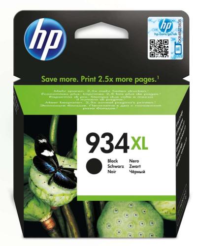 Hp Tinteiro Original 934xl Preto de Elevado Rendi.
