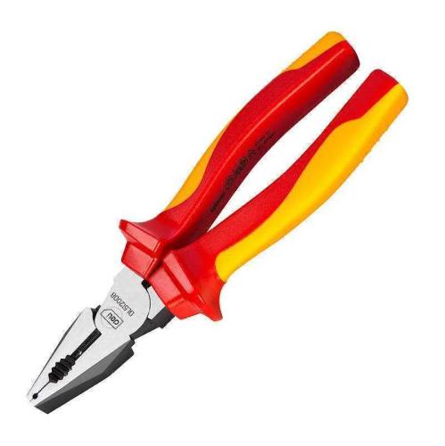 8" Combination Pliers (Yellow/Red) - Deli