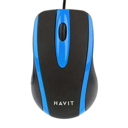 Rato Universal Havit Ms753 Preto/Azul