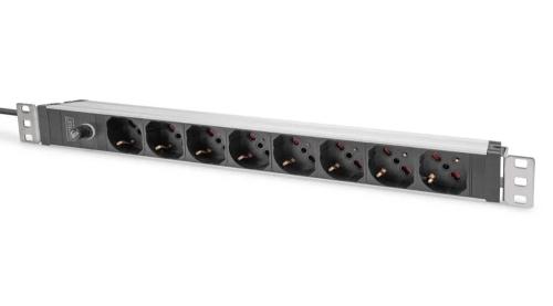 Digitus 8-Fach Steckdosenleiste 1he Pdu, Iec C14 St.