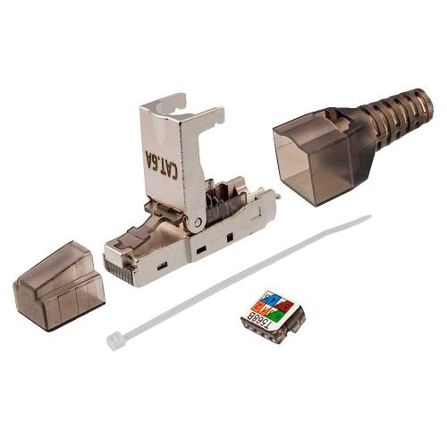 Conector Rj45 - Compatível com o Cabo Ftp Cat 6a .