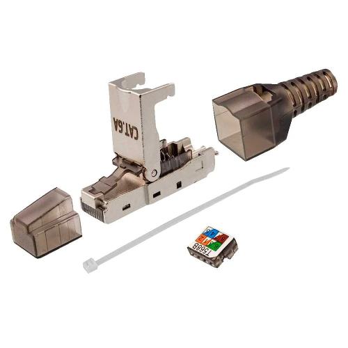 Conector Rj45 - Compatível com o Cabo Ftp Cat 6a .