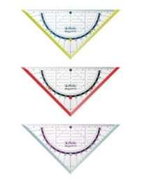 Herlitz Geometriedreieck My.Pen 16cm Farb.Sort. 1er Blister
