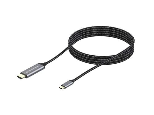 Conceptronic Kabel Usb-C 3.0 -> Hdmi 4k60hz 2.00m Gr