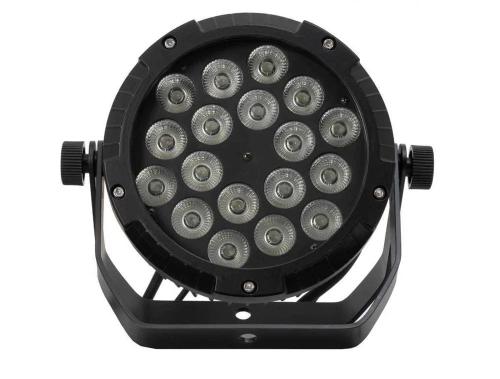 Foco Par LED Plano Rgbw. LED 18 X 10 W, LED Rgbw (4 em 1). Microfone Incorporado. Uso No Exterior, P