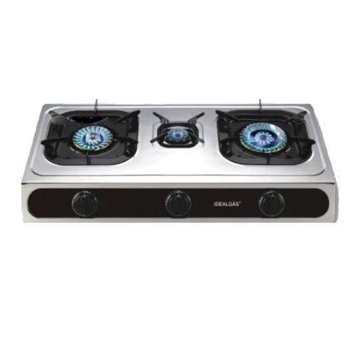 Fogareiro 3 Queimadores Smartthing Idealgas C/ Se.