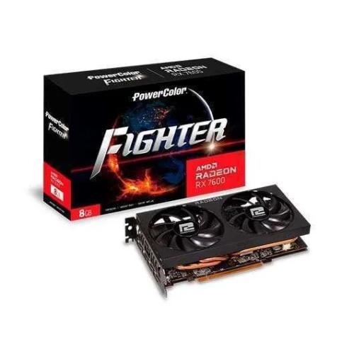 Powercolor Rx 7600 8g-F Amd Radeon Rx 7600 8 Gb Gddr6