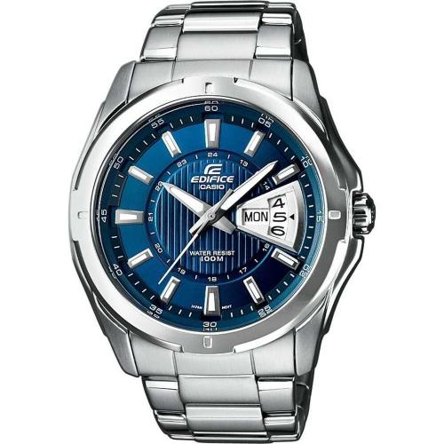 Casio Relógio Edifice Classic Stainless Steel Blue - Ef-129d-2avef