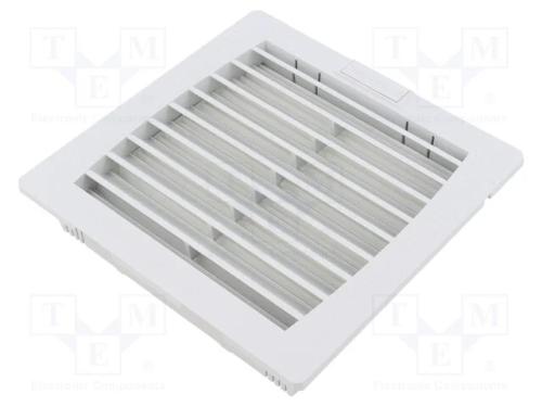 Filtro, Abe: 125x125mm, D: 26mm, Ip55, Montagem: Fixação à Pressão