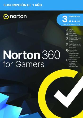Norton 360 For Gamers 50gb Es 1 User 3 Device 12mo