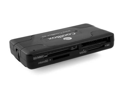 COOLBOX CRE 050 LEITOR DE CARTÕES USB 2.0 PRETO