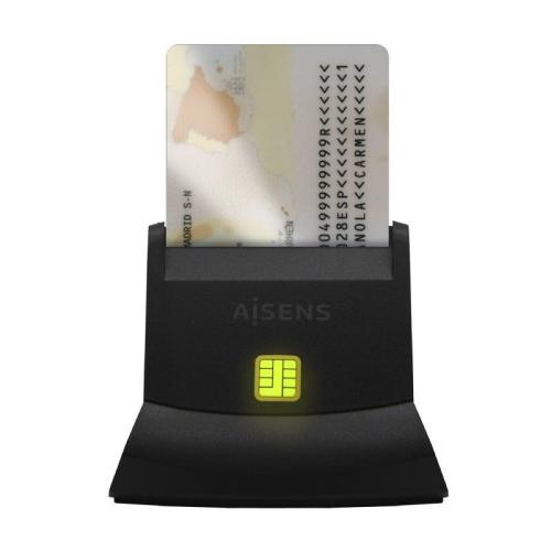 Leitor de Cartões Smart Card Dni Preto - Aisens