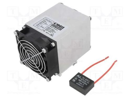 Com Ventilador, de Aquecimento, 400w, 230vac, Ip20, 80x125x90mm