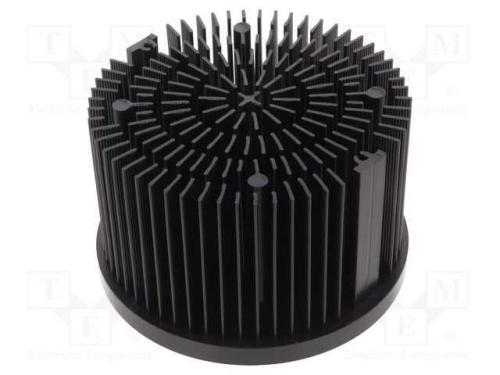 Dissipador de Cal, : 130mm, H: 80mm, 0,83k/W, Forma: Redondo
