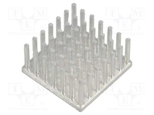 Dissipador de Cal, Led, L: 25mm, W: 25mm, H: 12,5mm, 5,3k/W