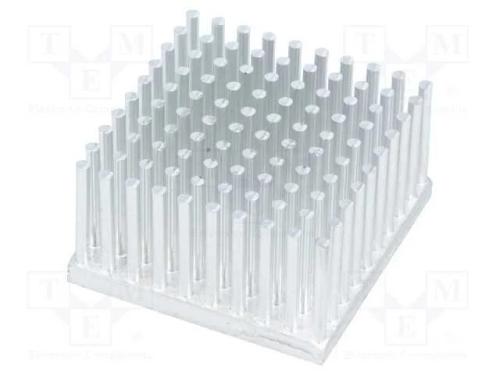 Dissipador de Cal, Led, L: 36mm, W: 36mm, H: 20mm, 3,2k/W