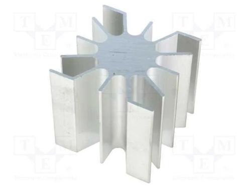 Dissipador de Cal, Led, L: 51,5mm, W: 51mm, : 26mm, H: 50mm