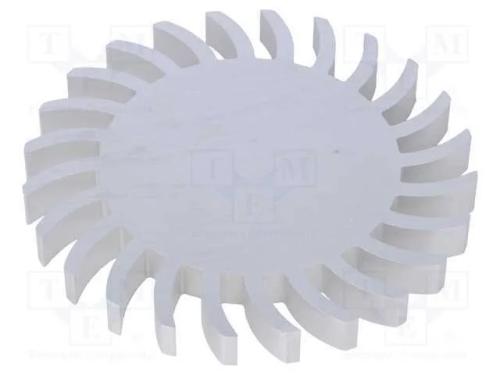 Dissipador de Cal, Led, : 105mm, H: 10mm, 2k/W