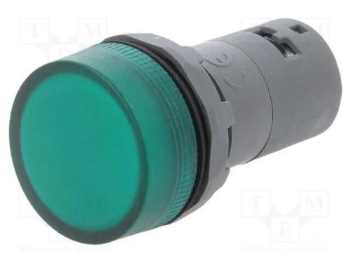 Luz de indicação, 22mm, CL2, -25÷70C, Ilum: LED, .