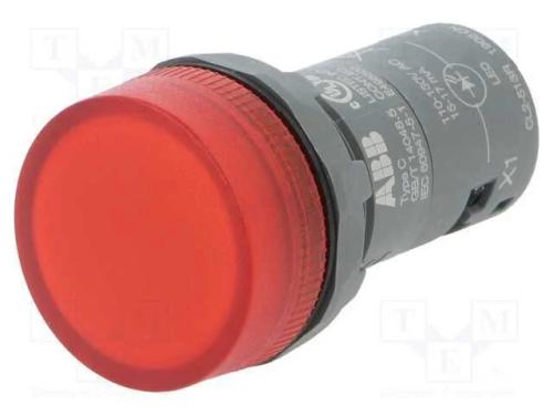 Luz de indicação, 22mm, CL2, -25÷70C, Ilum: LED, .
