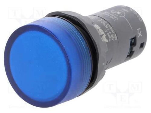 Luz de indicação, 22mm, CL2, -25÷70C, Ilum: LED, .