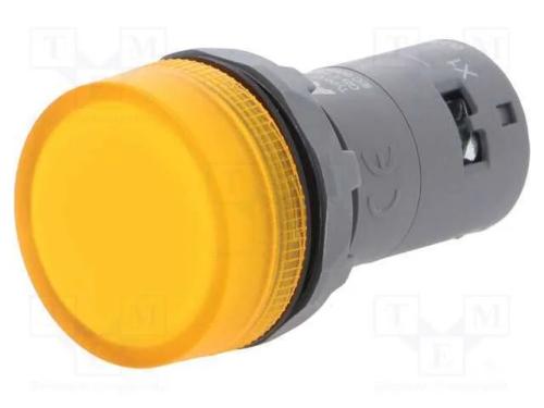 Luz de indicação, 22mm, CL2, -25÷70C, Ilum: LED, .