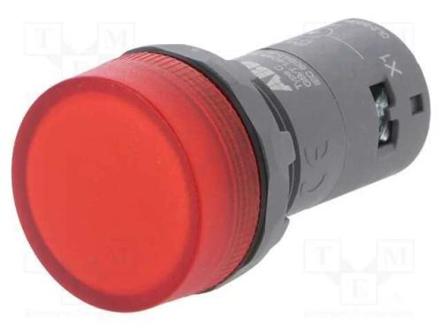 Luz de indicação, 22mm, CL2, -25÷70C, Ilum: LED, .