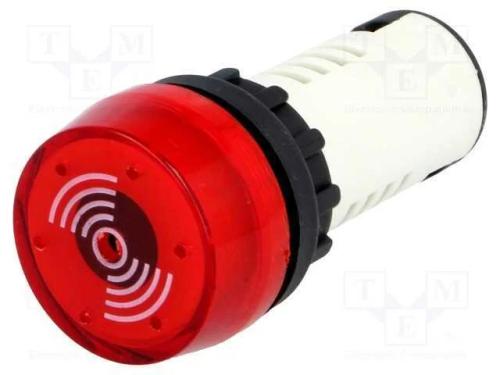 Sinalizador de luz e sônico, 22mm, CM22, -20÷60C,.