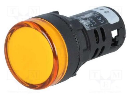Luz de Indicação, 22mm, L22, -20÷60c, Ilum: Led, 24vdc, 22,5mm
