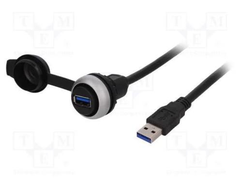 Tomada Usb, 22mm, Rmq-Titan, 22,5mm, Compr: 0,6m, Usb 3.0 A/A