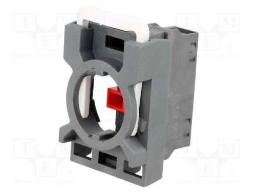 Componente de pino, 22mm, para placa frontal, Con.
