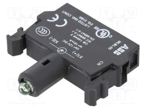 Componente de iluminação, 22mm, Ilum: LED, fronta.