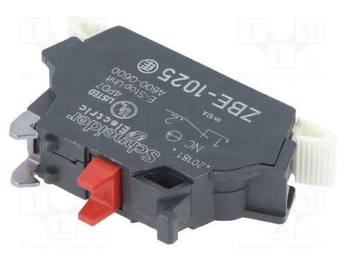 Componente de Pino, 22mm, Harmony Xb4, -40÷70c, Contatos: Nc