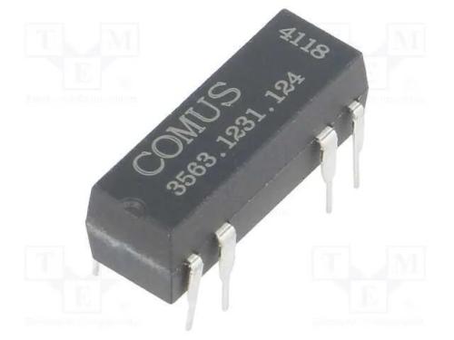 Relé: de Palheta, Spdt, Ubobina : 12vdc, 400ma, Max.100vdc, 5w, Tht