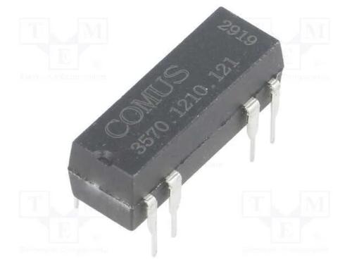 Relé: de Palheta, Spst-No, Ubobina : 12vdc, 500ma, Max.150vdc, 10w