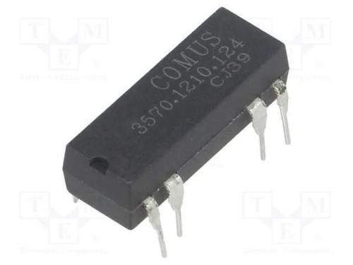 Relé: de Palheta, Spst-No, Ubobina : 12vdc, 500ma, Max.150vdc, 10w