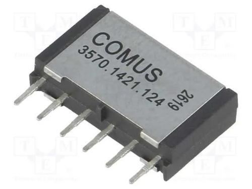 Relé: de Palheta, Dpst-No, Ubobina : 12vdc, 500ma, Max.200vdc, 10w