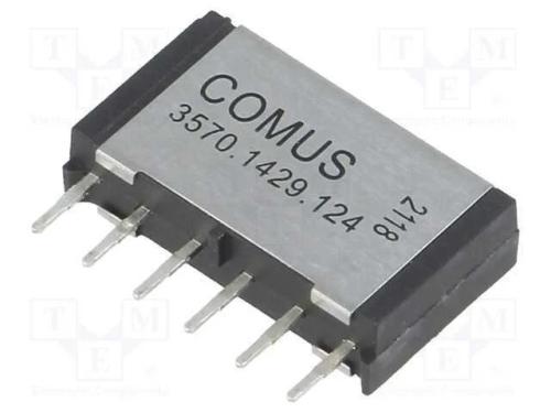 Relé: de Palheta, Dpst-No, Ubobina : 12vdc, 1a, Max.200vdc, 15w