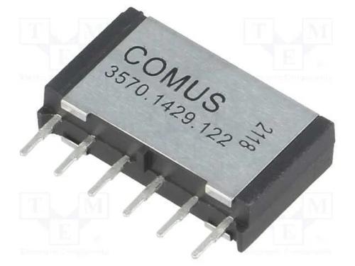 Relé: de Palheta, Dpst-No, Ubobina : 12vdc, 1a, Max.200vdc, 15w