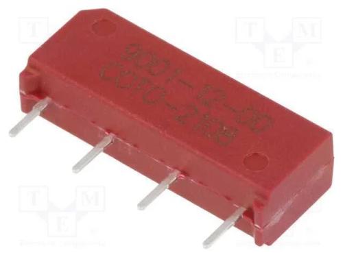 Relé: de Palheta, Spst-No, Ubobina : 12vdc, 0,5a, Max.200vdc, 10w