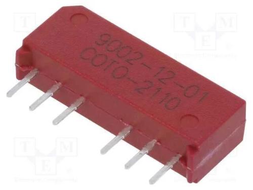 Relé: de Palheta, Spst-No, Ubobina : 12vdc, 0,5a, Max.200vdc, 10w