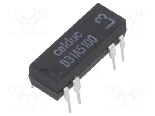 Relé: de Palheta, Spst-No, Ubobina : 12vdc, 1a, Max.100vdc, 10w