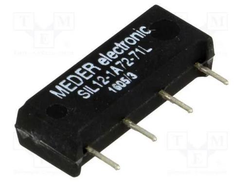 Relé: de Palheta, Spst-No, Ubobina : 12vdc, 1,25a, Max.200vdc, Pcb