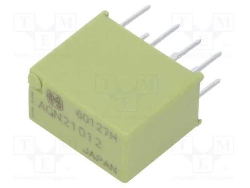Relé: Eletromagnético, Dpdt, Ubobina : 12vdc, 1a, 0,3a/125vac, Smt